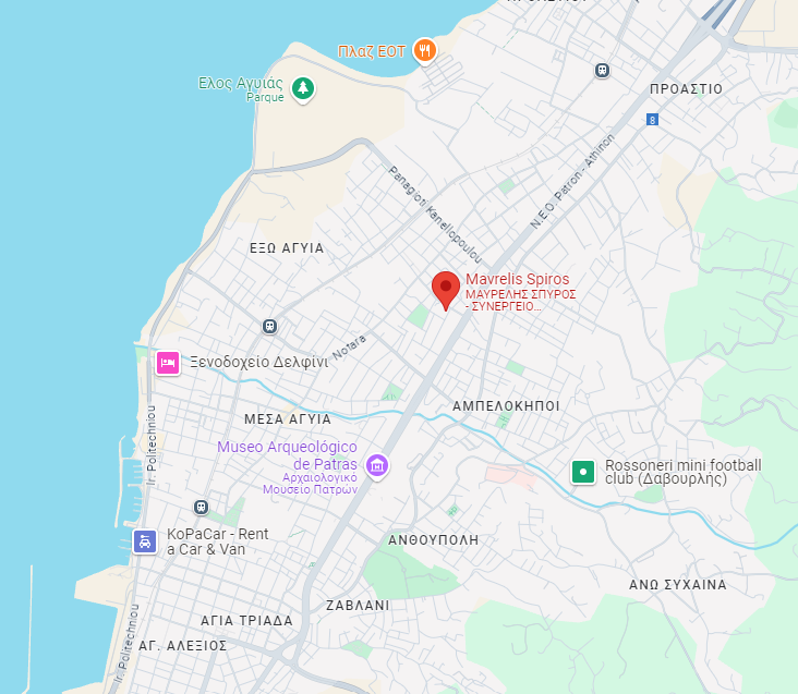 map of where the car repair shop is